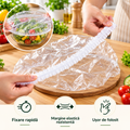 Set 100 Pungi Elastice Tip Capac – pentru Castroane și Recipiente