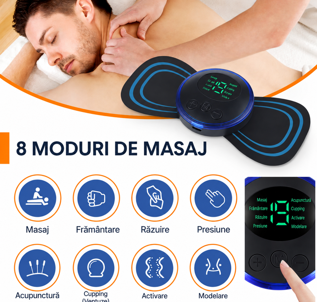 ProRelax – Aparat inovator de masaj cu impulsuri pentru relaxare musculară