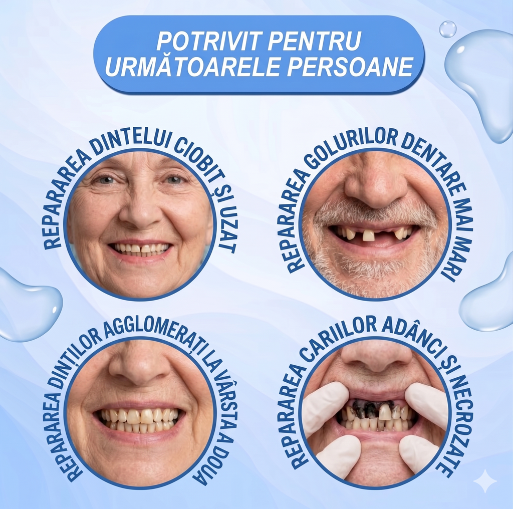 Kit de reparare a dinților cu aspect natural