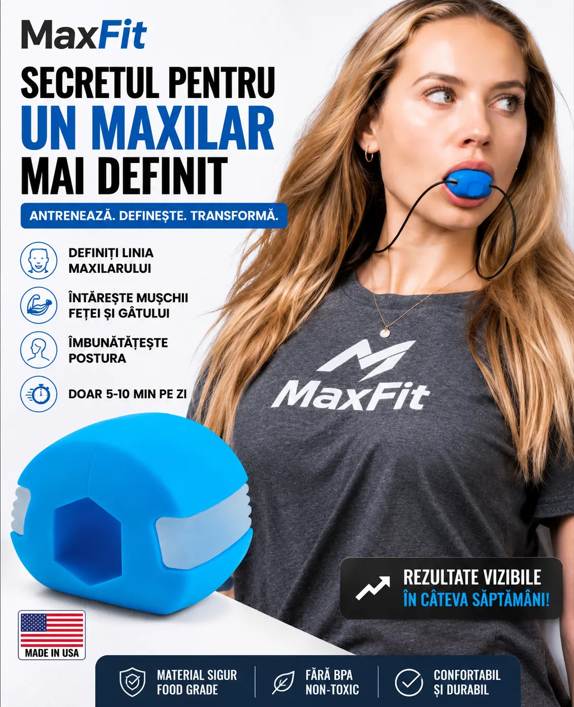 MaxFit – Antrenament Facial pentru Maxilar