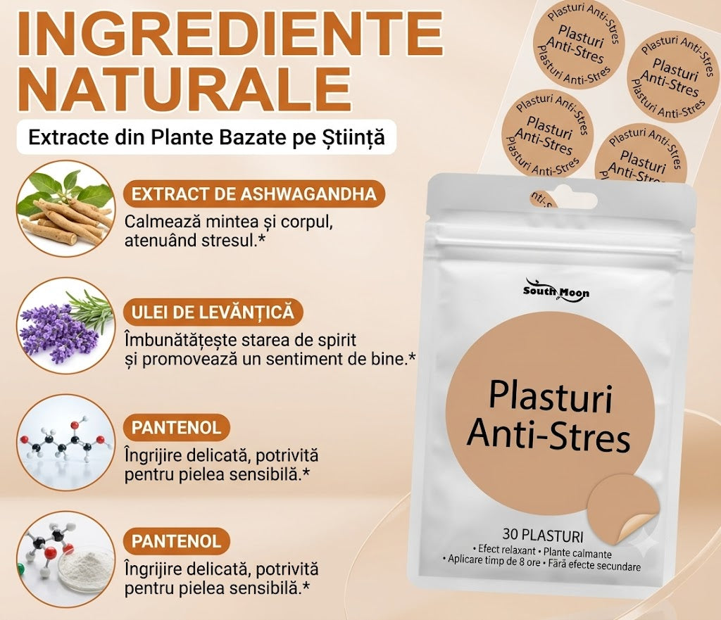 Plasturi ANTI STRES Premium 1 Plic ( 30 plasturi )