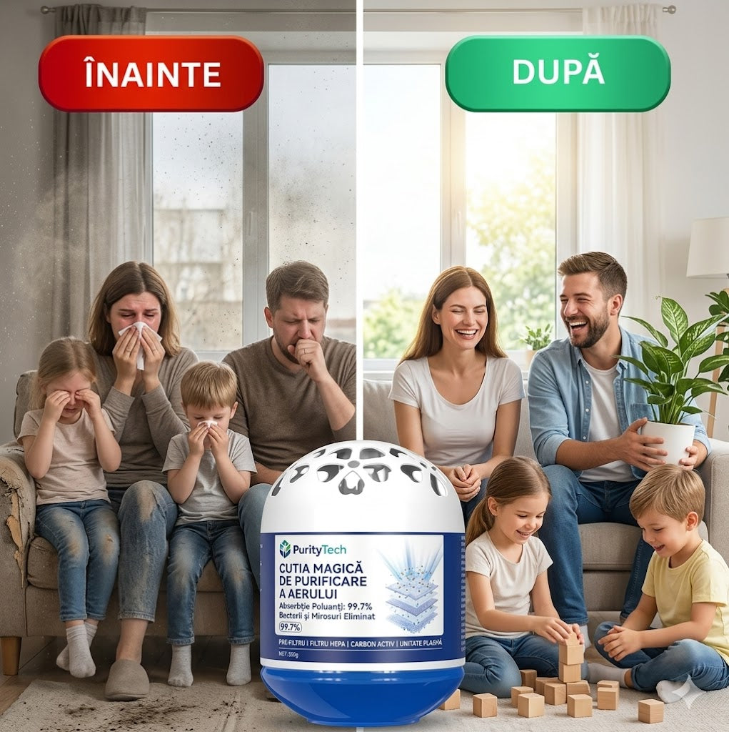Purificator natural de aer REUTILIZABIL