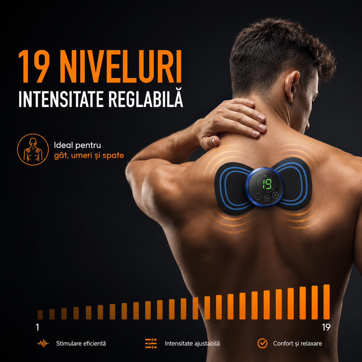 ProRelax – Aparat inovator de masaj cu impulsuri pentru relaxare musculară