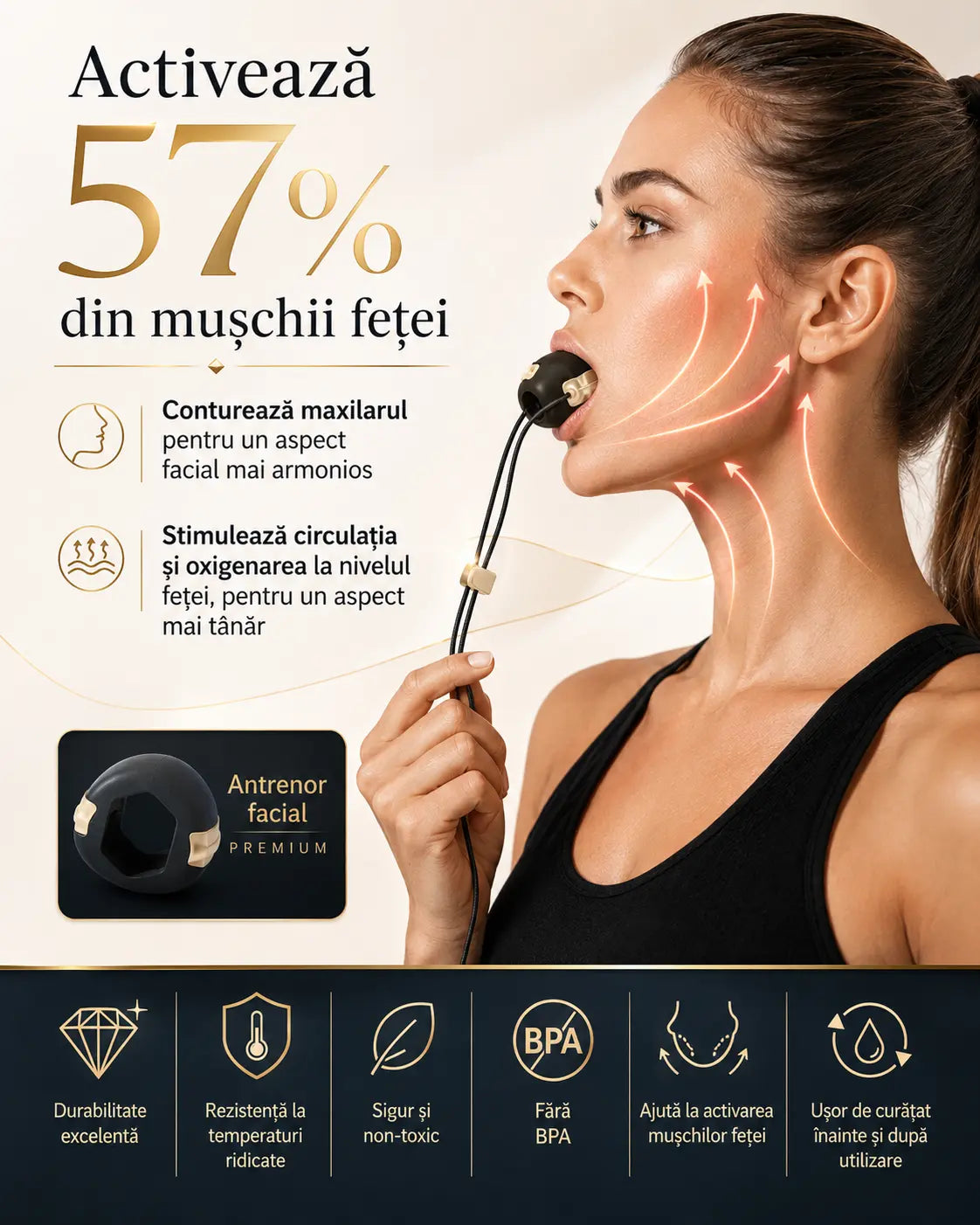 MaxFit – Antrenament Facial pentru Maxilar